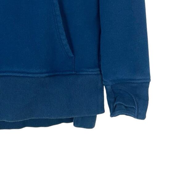 Athleta Blue Fur Lined Hooded Sweatshirt - Picture 7 of 9